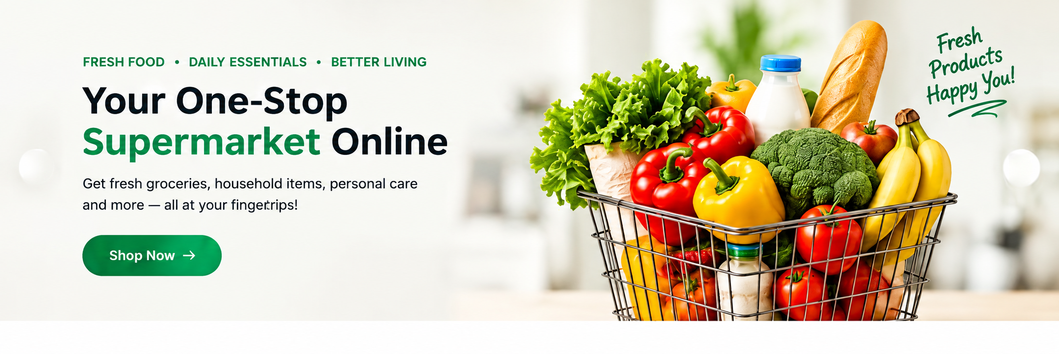 Fresh Supermarket Banner 3